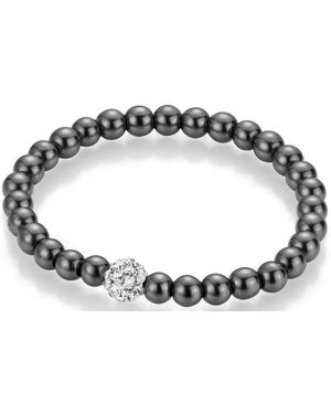 Firetti Armband Schmuck Geschenk Armschmuck Armkette Edelstein Farbstein - Schwarz