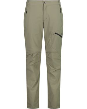 CMP Trekkinghose Hose MAN ZIP OFF PANT 31T5157 - Grün