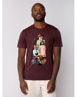 wat? Apparel Wat? Apparel T-Shirt Fancy Fox - Rot