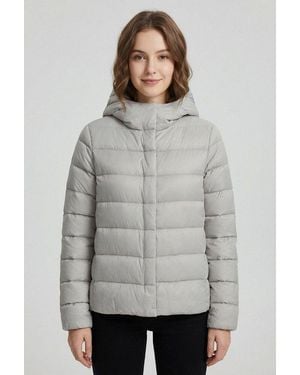 ONLY Steppjacke Onlruby Quilted Down Hood Jacket Otw - Grau