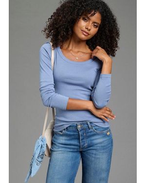 Flashlights Longsleeve - Blau