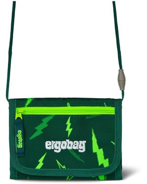 ergobag Geldbörse Brustbeutel (Portemonnaie), Schlaufe zum Umhängen - Grün