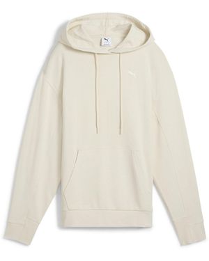 PUMA ESS Relaxed Fit Hoodie - Weiß