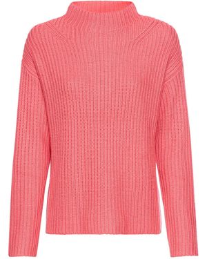 Camel Active Rollkragenpullover Strickpullover mit Rollkragen - Pink