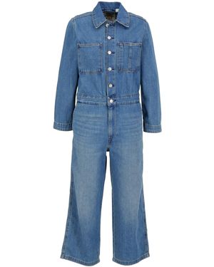 Levi's Jeansoverall mit Leinen ICONIC JUMPSUIT STOP FLAXING - Blau