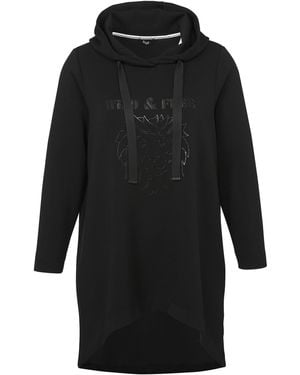 FRAPP (1-tlg) Modernes Sweatshirt - Schwarz