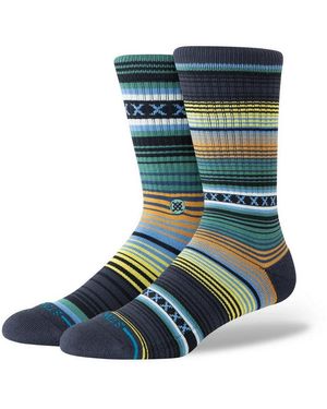 Stance Socken Tagessocke Crew Curren Staple Tiefblau - Grün