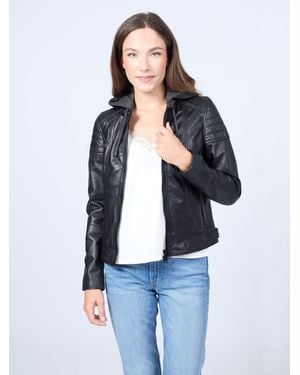 Mustang Lederjacke 31023238 - Schwarz
