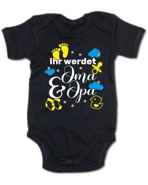 G-graphics Kurzarmbody Ihr werdet Oma & - Blau