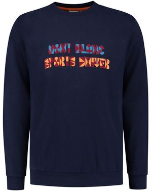 Shiwi Sweatshirt (1-tlg) Plain/ohne Details - Blau