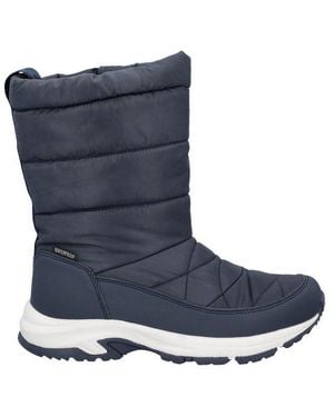 CMP Yakka Wmn Wp Snow Boots Winterstiefel Damen-Winterstiefel Mit Warmem Kunstfellfutter Und Wasserdichter - Blau