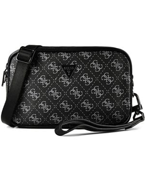 Guess Handgelenktasche Milano, Polyurethan - Schwarz