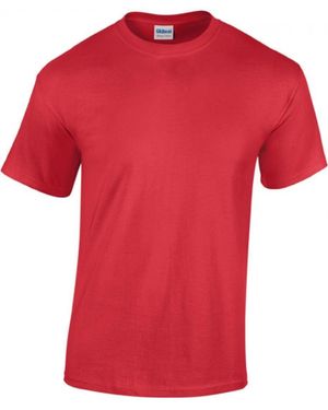 Gildan Rundhalsshirt Heavy Cotton T-Shirt - Rot