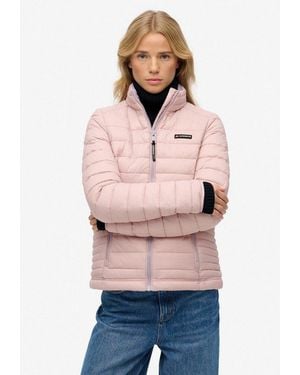 Superdry Steppjacke Fuji Lite Padded Jacket Regular Fit, Mit Stehkragen, Aus Nylon Und Kunstfaser - Mehrfarbig