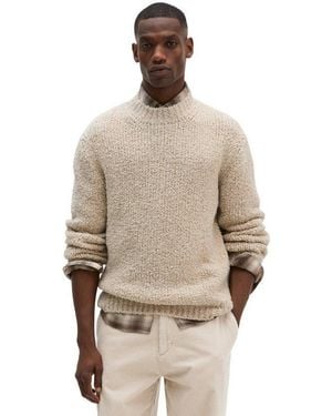 Marc O' Polo Strickpullover Aus Weichem Schurwolle-Mix - Natur