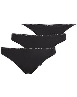 Tommy Hilfiger Slip 3 Pack Multi Shape Bottom (Packung, 3-St. 3Er) Mit Shape Effekt - Schwarz