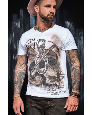 Hangowear Trachtenshirt Trachtenshirt Herren - Schwarz