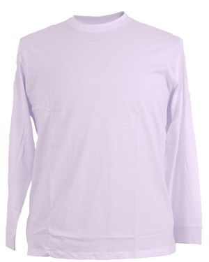Redfield Rundhals Langarmshirt von , weiß - Lila