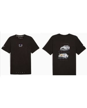 BMW M Motorsport T-Shirt , Grafik Design, Sportlich & Recycelt - Schwarz