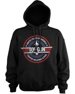 top gun Kapuzenpullover - Schwarz