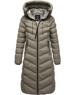 REPUBLIX Winterjacke Kaia Damen Gefütterte Winter Jacke Mantel Parka Mit Großer Kapuze - Grau