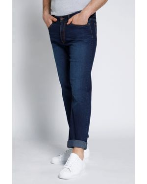 STHUGE Jeans Bauchfit Regular Fit 5 Pocket - Blau