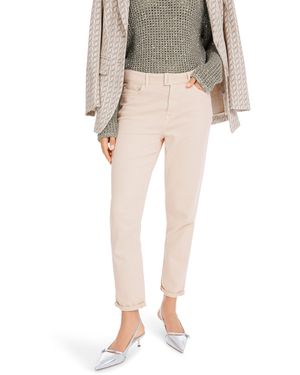 Marc Cain Stretch- "Noble Neutrals" Premium mode "Rethink Together" Jeans Modell RIAD - Natur