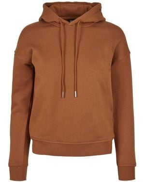Urban Classics Hoodie Damen Ladies Hoody (1-Tlg) - Braun