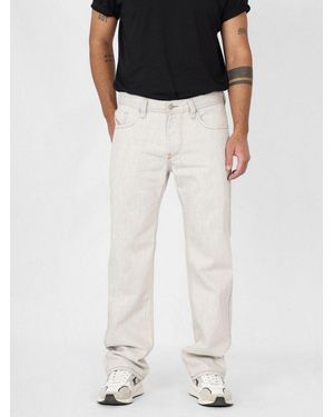 DIESEL Straight-Jeans Regular Fit, Extra-Lang - Schwarz