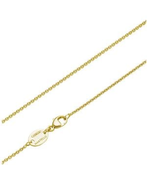 GIORGIO MARTELLO MILANO Kette Ohne Anhänger Ankerkette, Silber 925 - Schwarz
