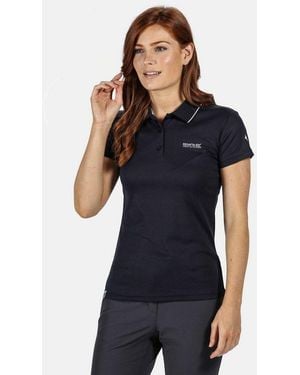 Regatta Poloshirt Damen Maverick V Polo-Shirt Rwt210 S22 - Blau