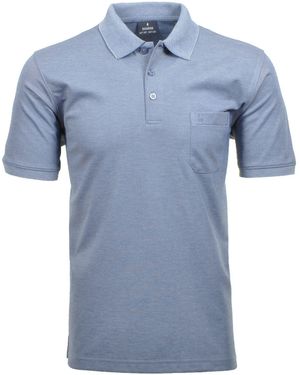 RAGMAN Poloshirt Polo Softknit - Blau