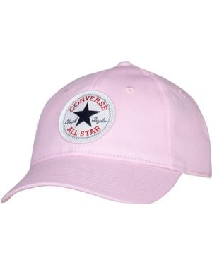 Converse Baseball Cap CAN CHUCK PATCH CURVE BRIM HAT für kids 8-15 Jahre mit Klettverschluss - Lila