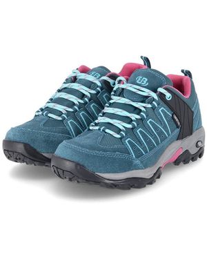 Brütting Schnürschuhe 211408 Damen Leder & Textil Laufschuh - Blau
