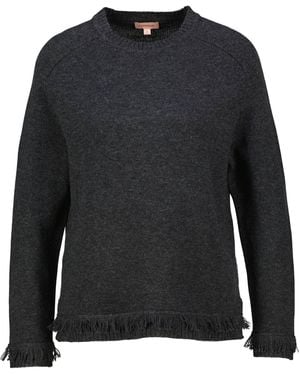 Kate Storm Strickpullover aus Wolle mit Kaschmir (1-tlg) - Schwarz