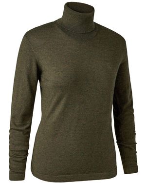 Deerhunter Strickpullover Rollkragen-Pullover Darlington - Grün