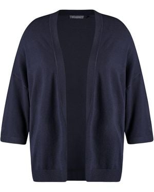 Samoon Strickjacke - Blau