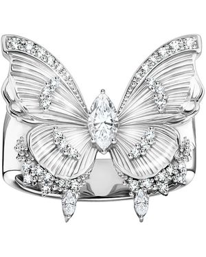 Thomas Sabo Fingerring Butterfly Paradise Cocktail-Ring - Mettallic