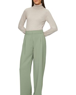 S.oliver Rollkragenpullover mit Rippbündchen - Weiß