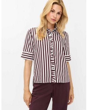 Brax Klassische Bluse Style Vica Fril - Rot