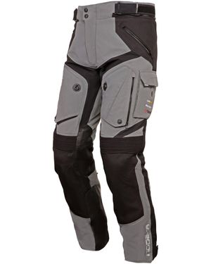 Modeka Motorradhose Panamericana II grau / schwarz