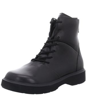 Waldläufer H-Quinn Schnürstiefelette Weite H - Schwarz
