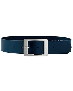 bonprix Ledergürtel Aus Büffelleder - Blau