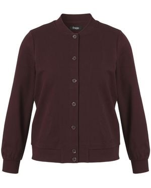 FRAPP Blouson (1-St) Große Größen - Lila