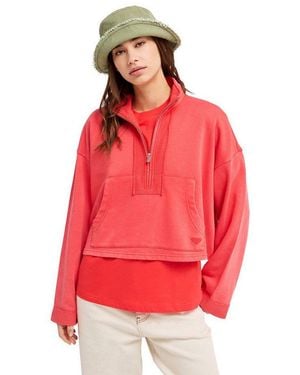 Roxy Sweatshirt Stars Catcher - Rot