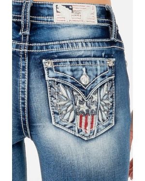Miss Me Skinny-fit-Jeans - Blau