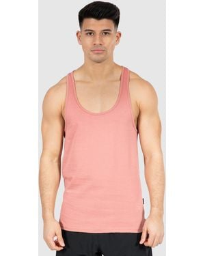 Smilodox Tanktop Basti 100% Baumwolle - Pink