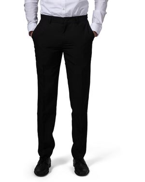 Hirschthal Business Anzughose Slim- Regular-Fit in Kurz-, Lang- und Normalgrößen - Schwarz