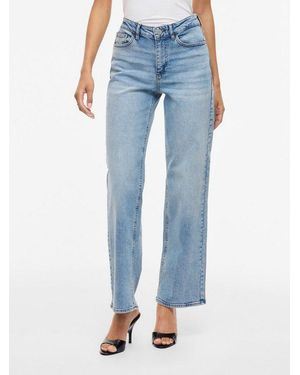 Vila Straight-Jeans Vilisa Rw Straight Jeans Ros - Blau