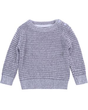 Sarcia.eu Longpullover Grauer Pullover aus Wolle mit Knöpfen 9-12 Monate